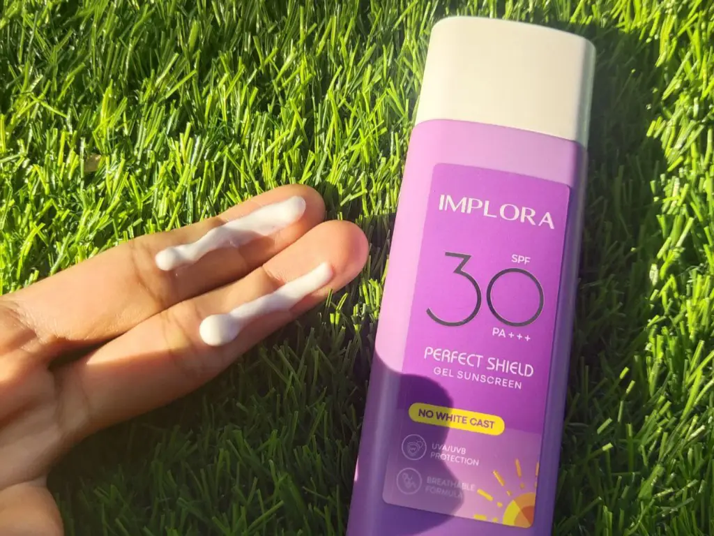 cara pakai implora gel sunscreen